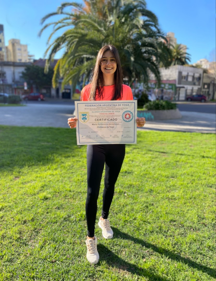 Certificato Istruttrice di Yoga